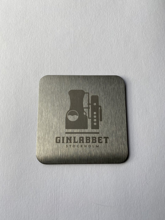 Square steel coaster